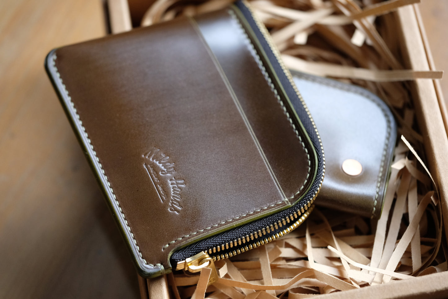 Zipper Wallet -  Japanese Shinki hikaku Shell Cordovan / Made to Order