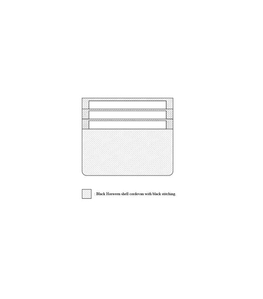 CUSTOM Card Wallet - Horween Shell Cordovan - Slim Wallet - Card Holder / Made to Order