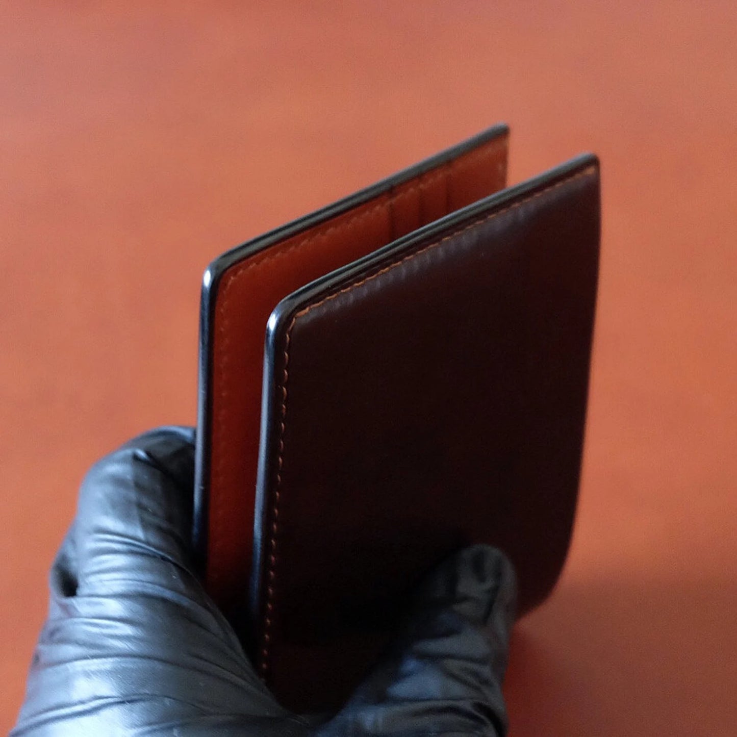 SW01 - Bifold Wallet - Horween shell cordovan - No stitches on the upper end / Made to Order