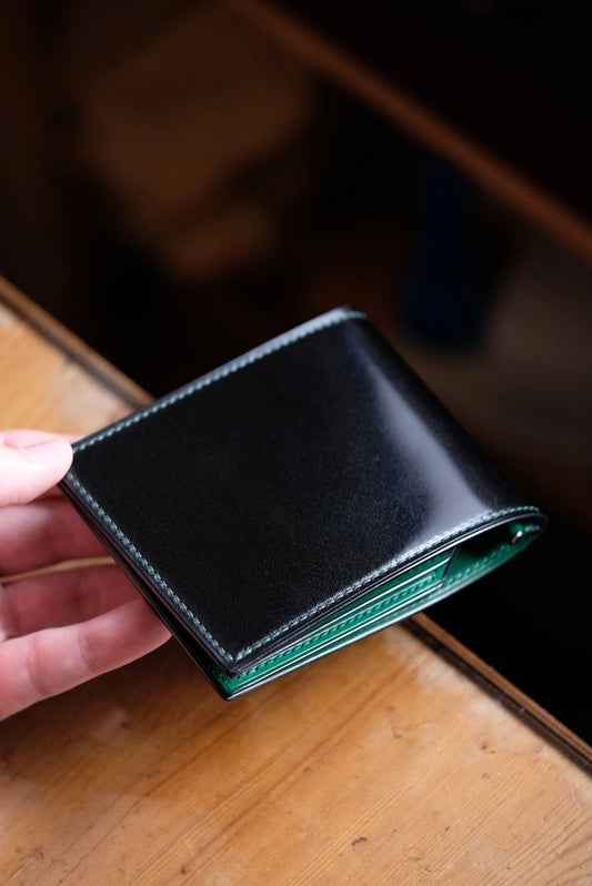 Money Clip Wallet 02 - Japanese Shinki Hikaku Shell Cordovan / Made to Order