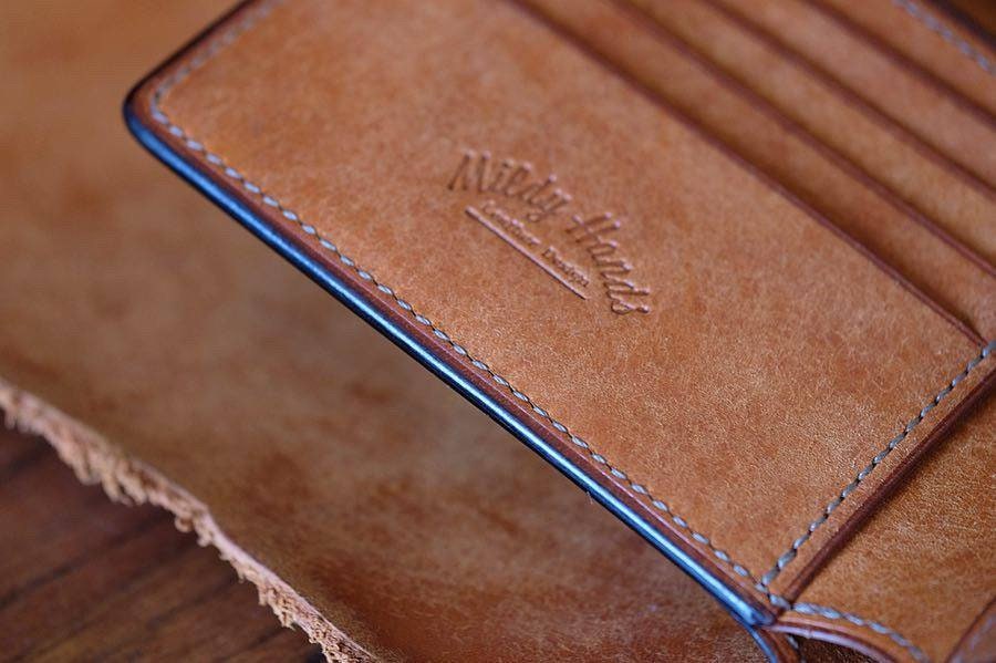 SW01 - Bifold Wallet - Dollaro and Pueblo leather / Made to Order