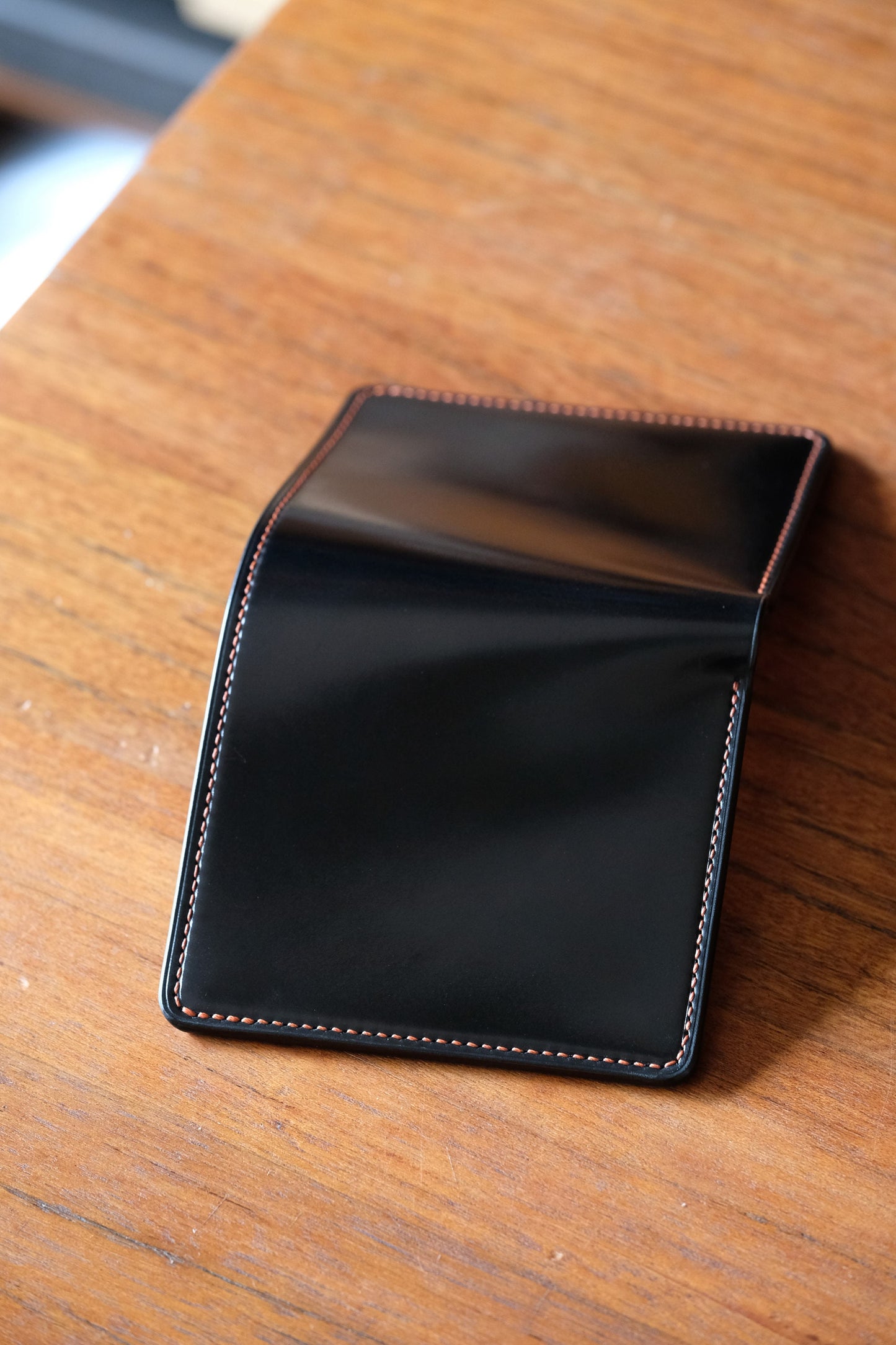 SV01 - Horween shell cordovan wallet - Bifold Wallet / Made to Order