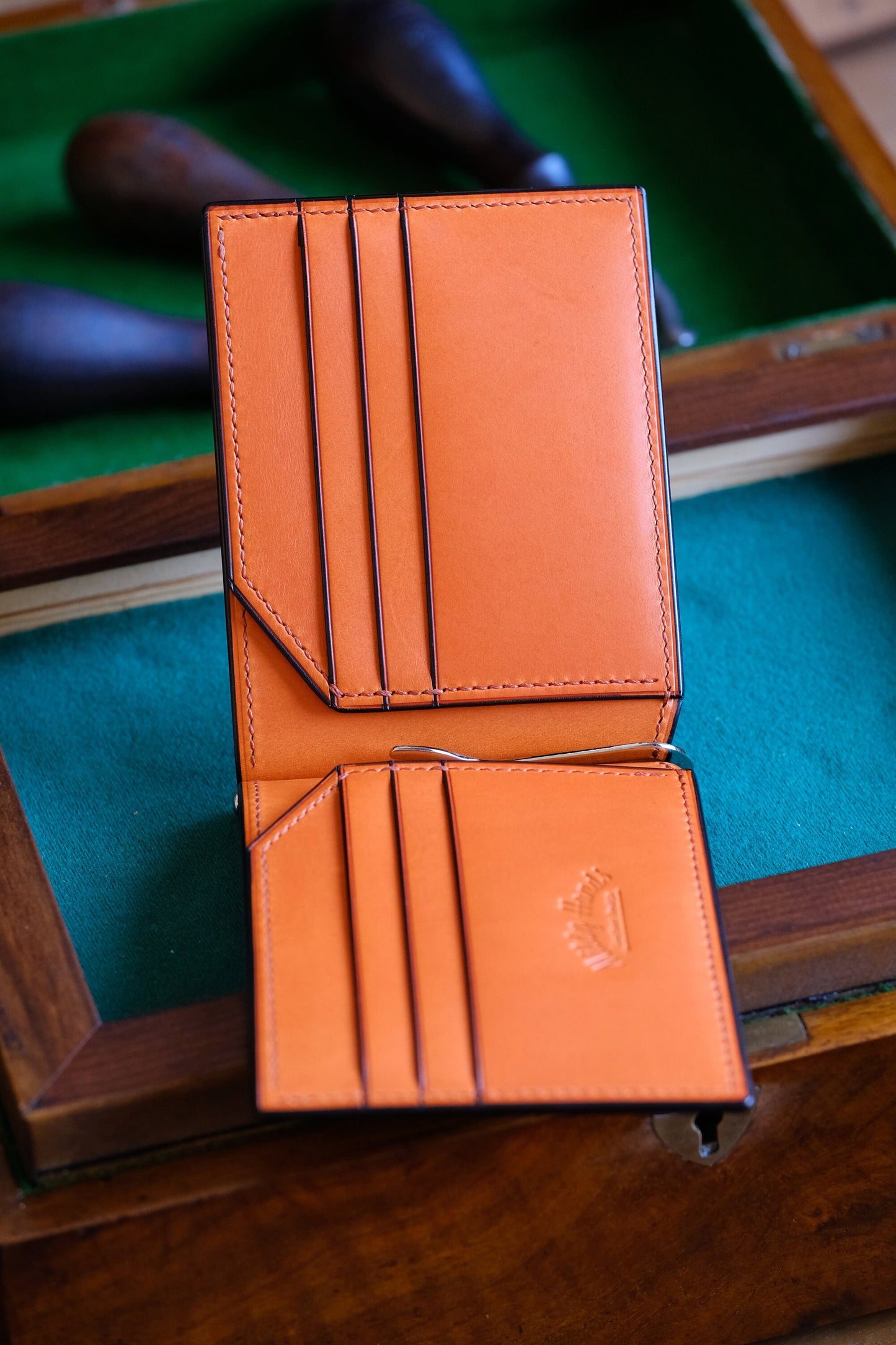 Money Clip Wallet 01 - Japanese Shinki Hikaku Shell Cordovan / Made to Order
