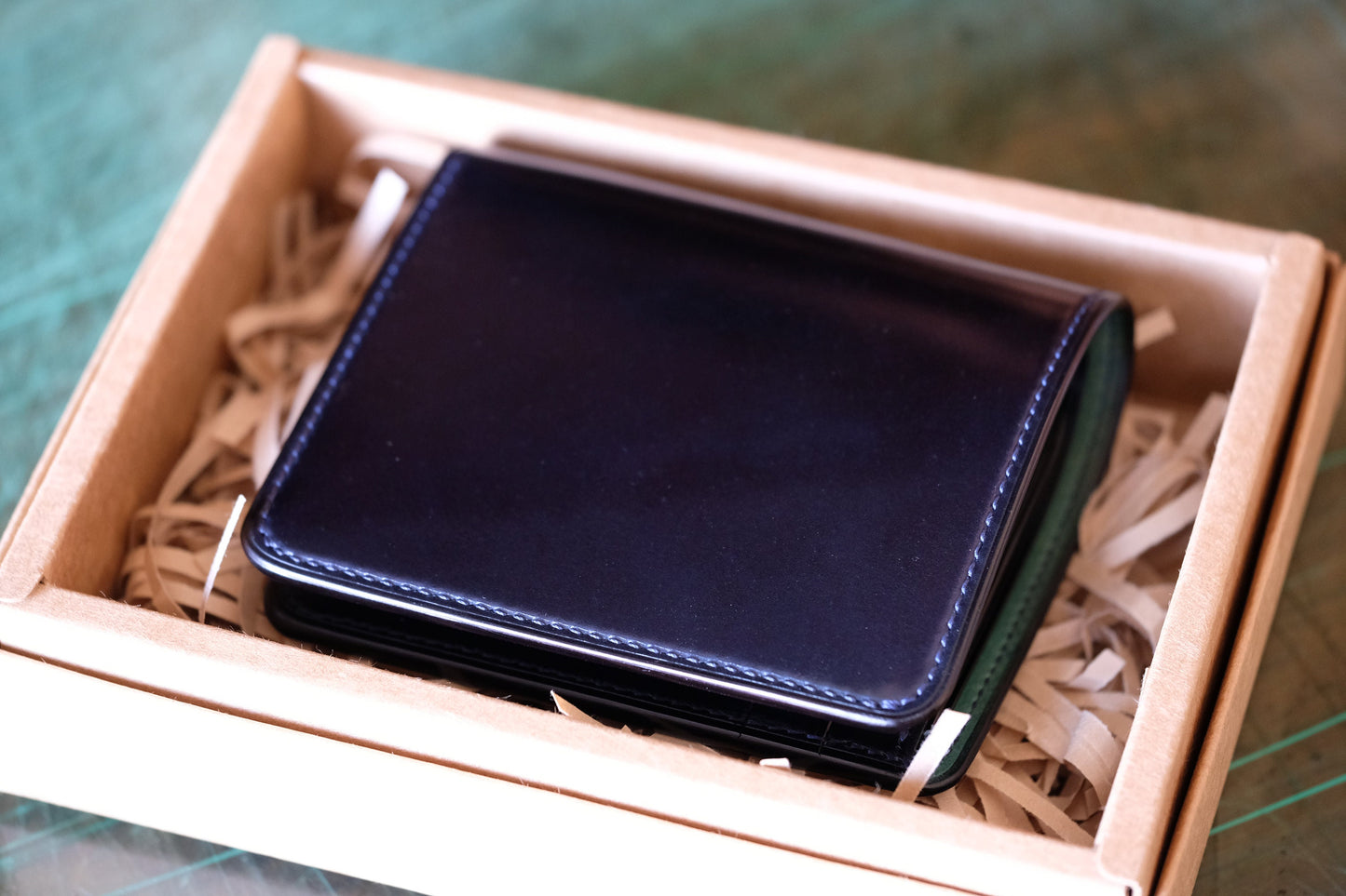 SV02 - Horween shell cordovan wallet - Bifold Wallet / Made to Order