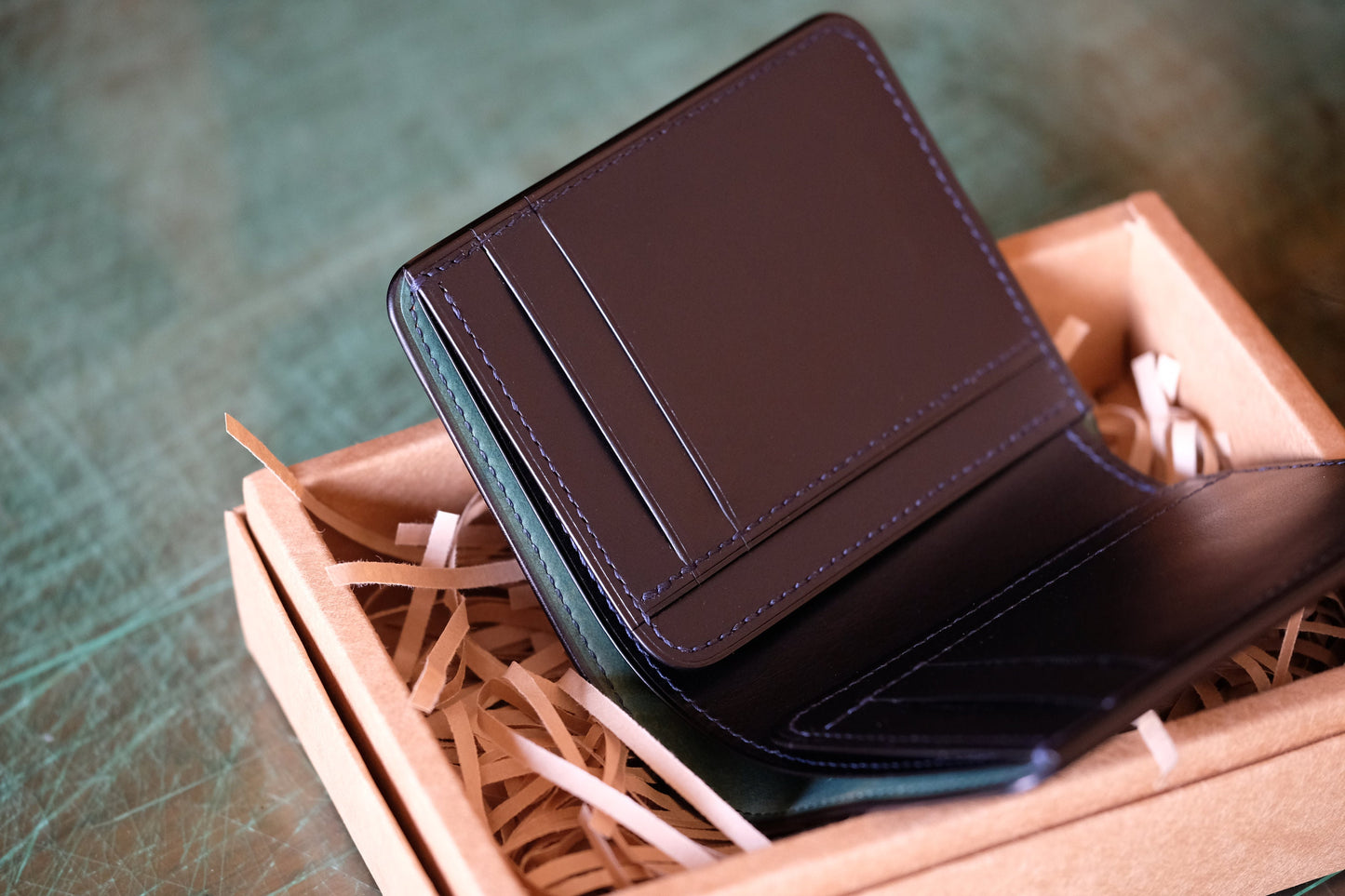SV02 - Horween shell cordovan wallet - Bifold Wallet / Made to Order