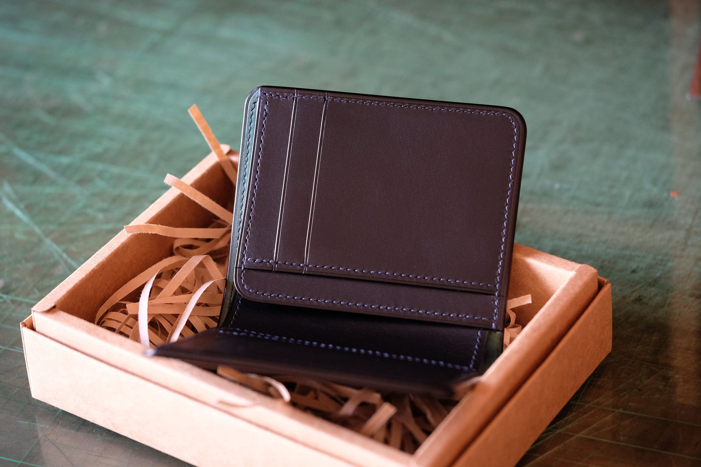 SV02 - Horween shell cordovan wallet - Bifold Wallet / Made to Order