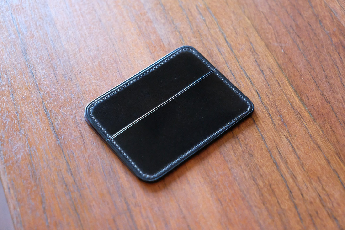 Card Wallet 03 - Japanese Shinki Hikaku Shell Cordovan - Slim Wallet / Card Holder / Made to Order