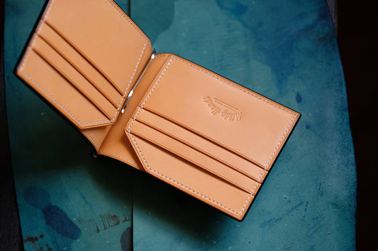 Money Clip Wallet 01 - Horween Shell Cordovan / Made to Order
