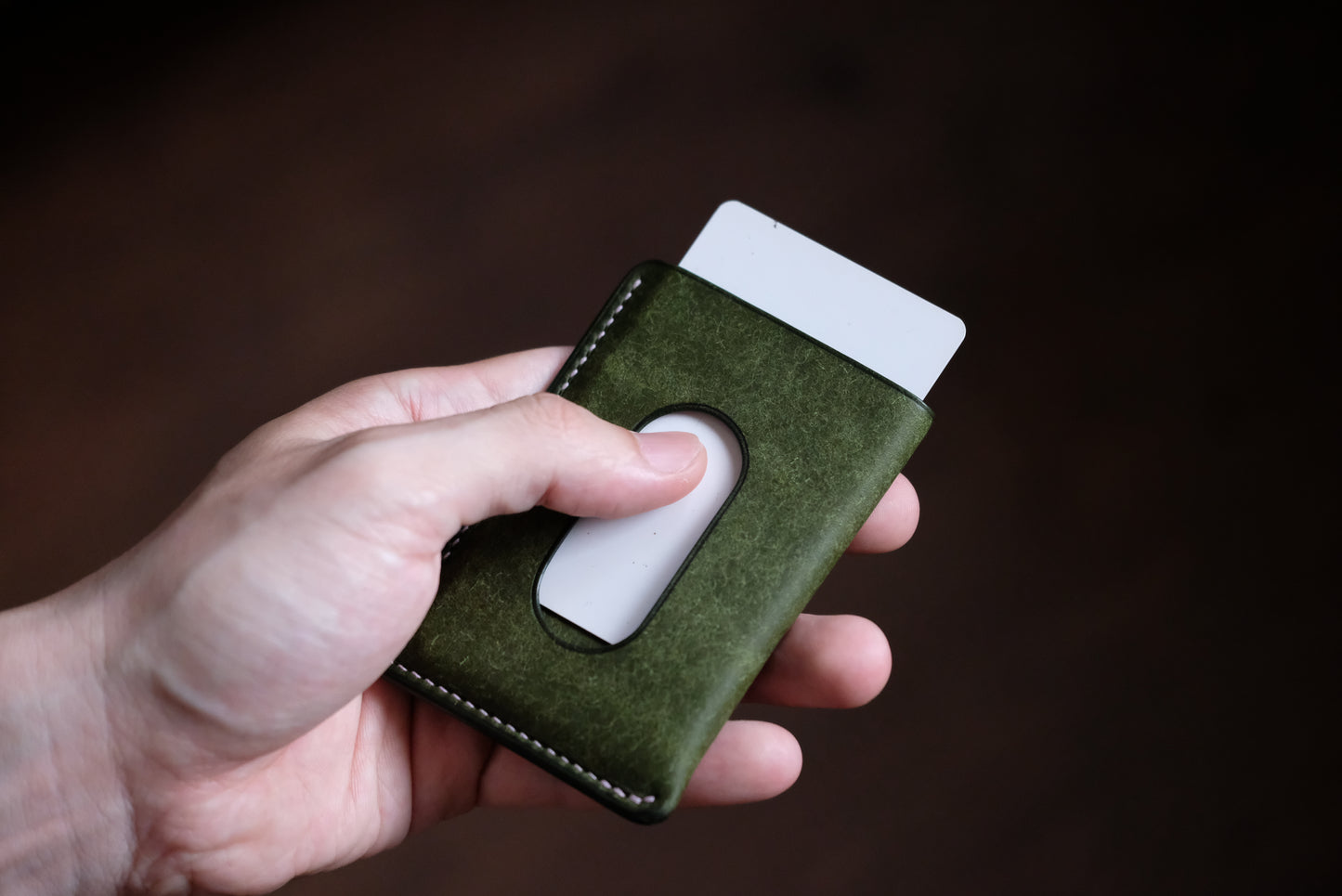 Card holder V01 - Slim Wallet - Card Wallet - Pueblo tanned leather / Made to Order