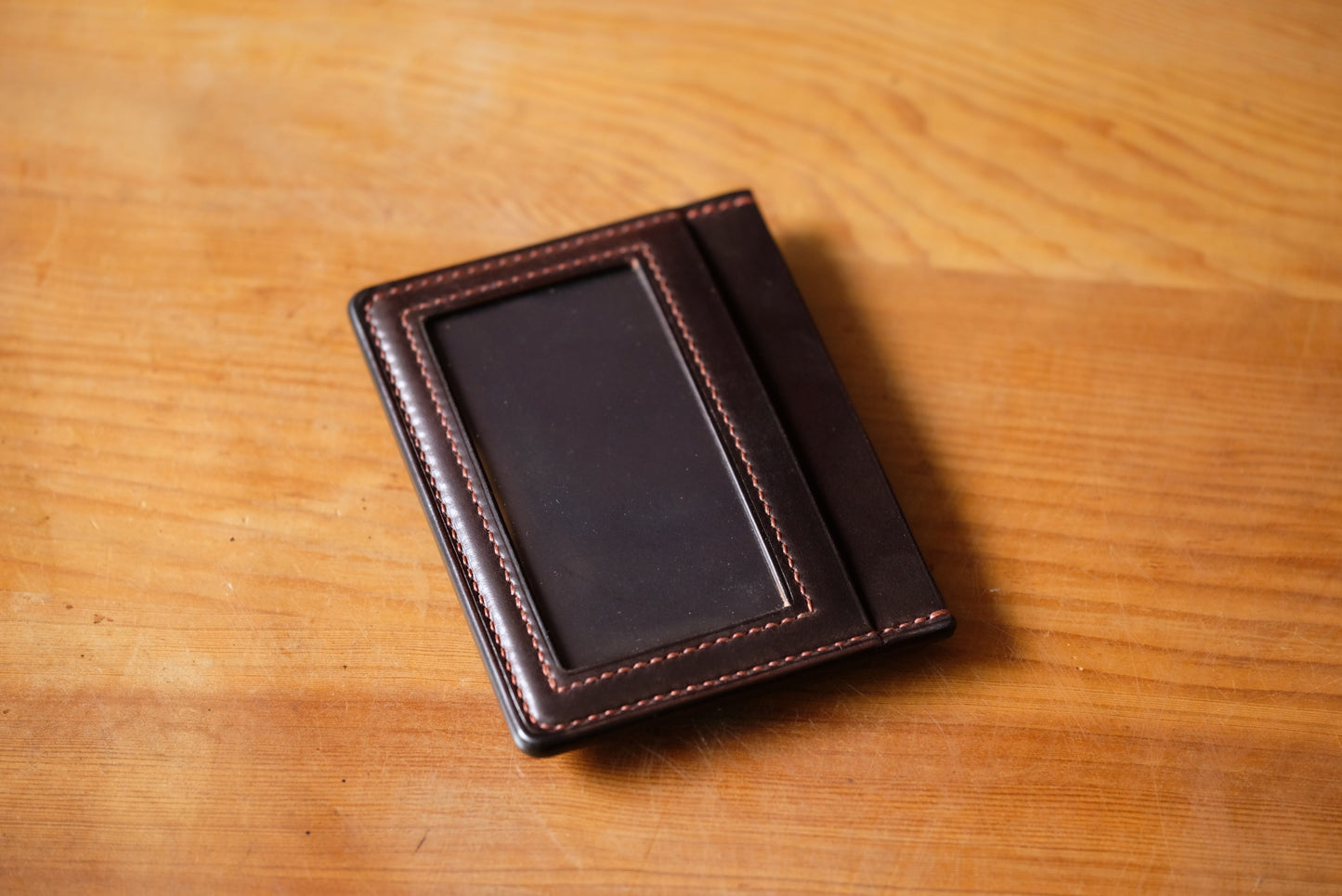 D01W Card Wallet — Horween Shell Cordovan