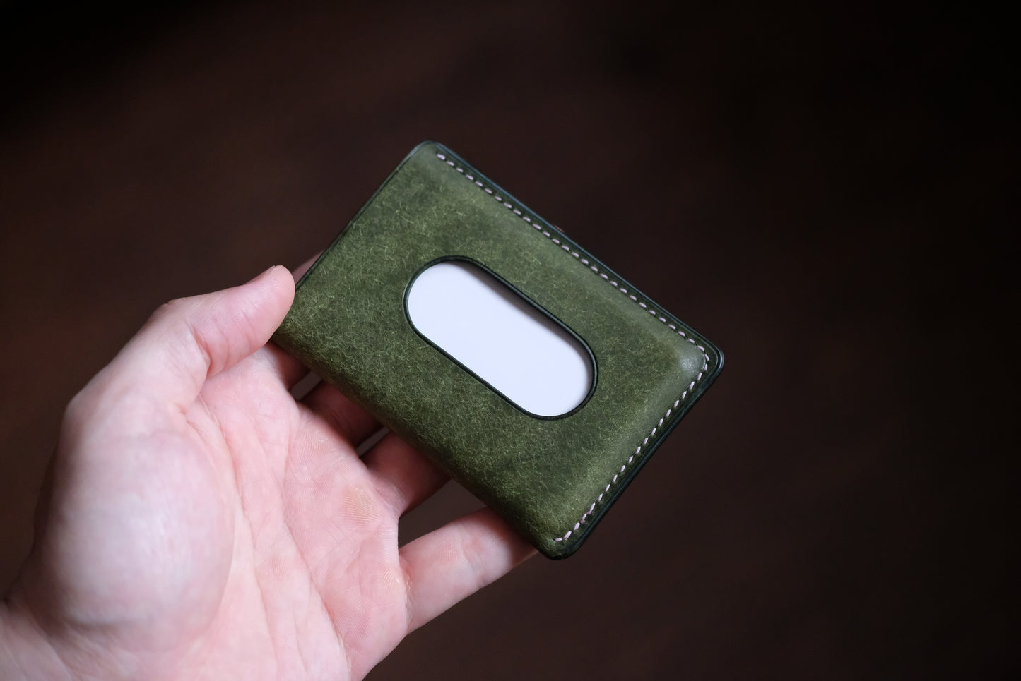 Card holder V01 - Slim Wallet - Card Wallet - Pueblo tanned leather / Made to Order