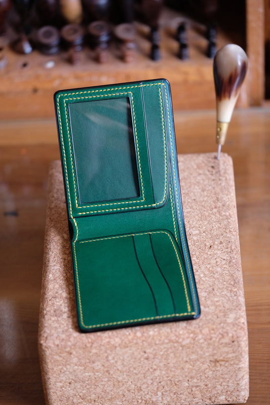 SWP01 ( CUSTOM ) - Japanese  Shinki HikakuShell Cordovan - bifold wallet