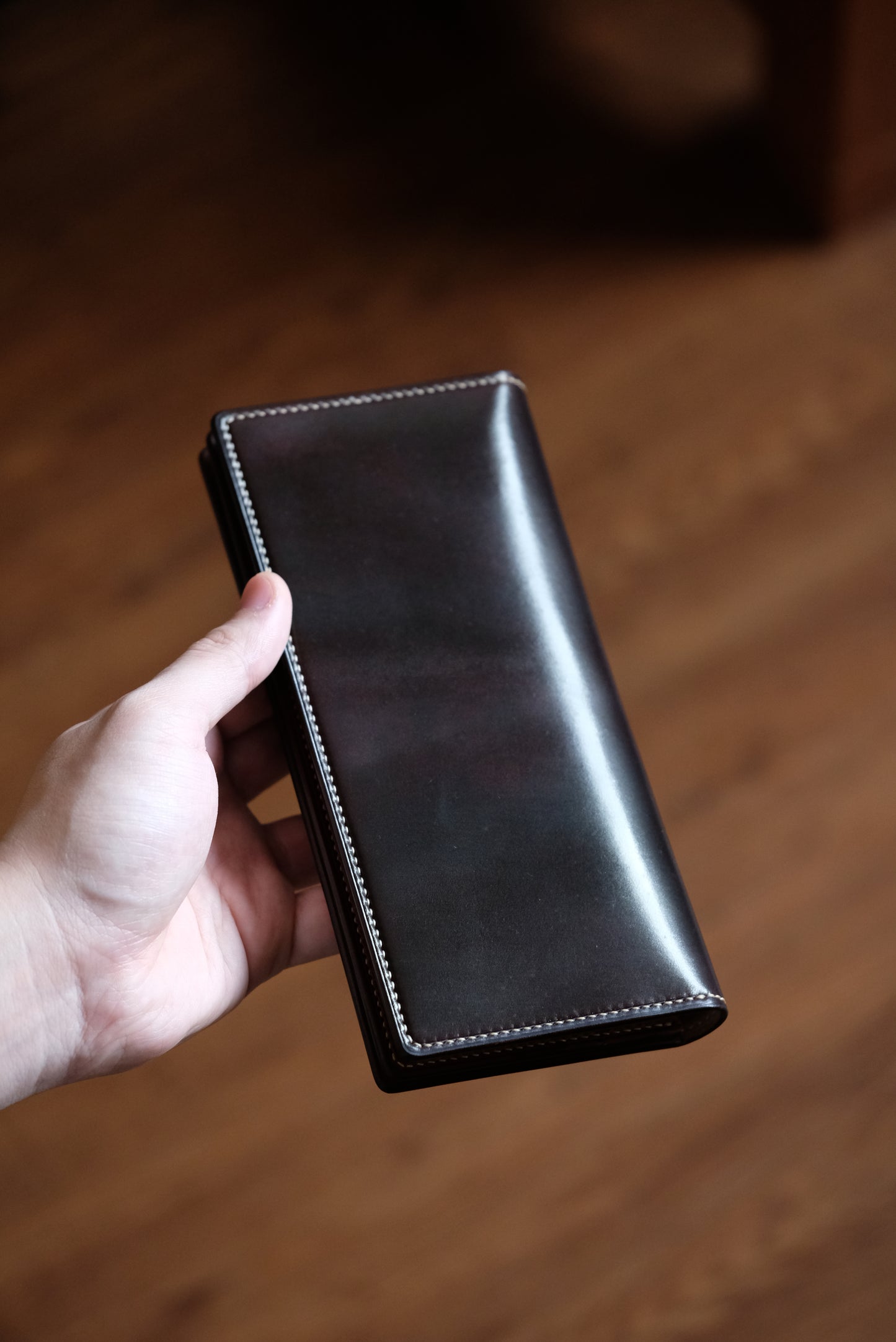 LW05 Long Wallet — Horween Shell Cordovan & Buttero Leather