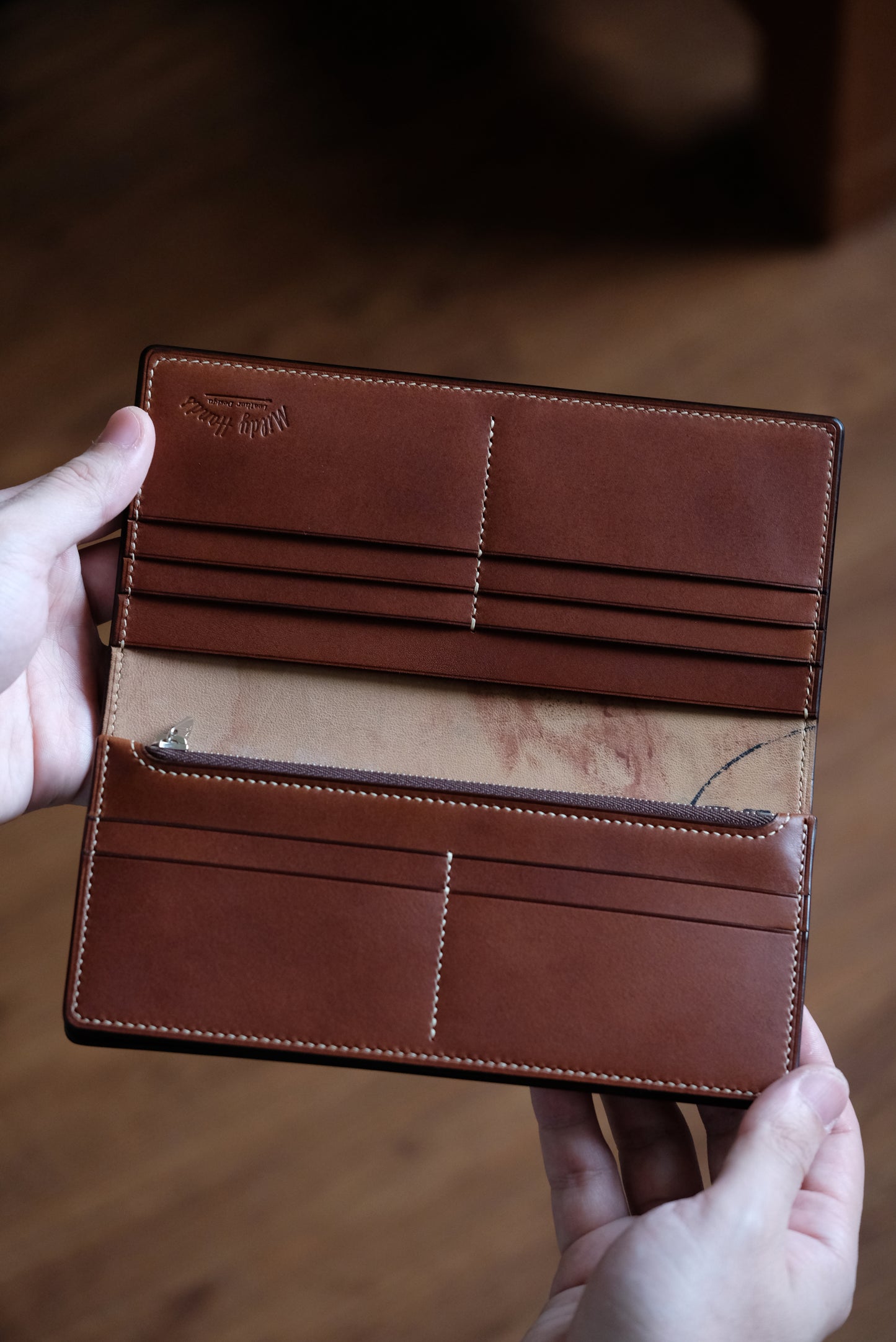 LW05 Long Wallet — Horween Shell Cordovan & Buttero Leather