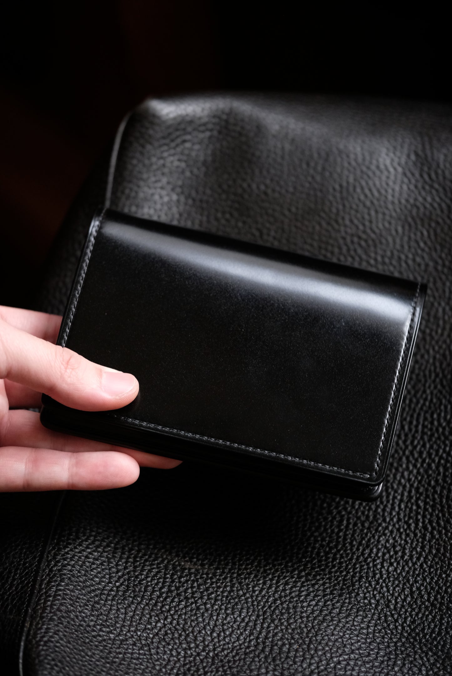 Passport Holder 03 — Shinki Hikaku Shell Cordovan & Buttero Leather