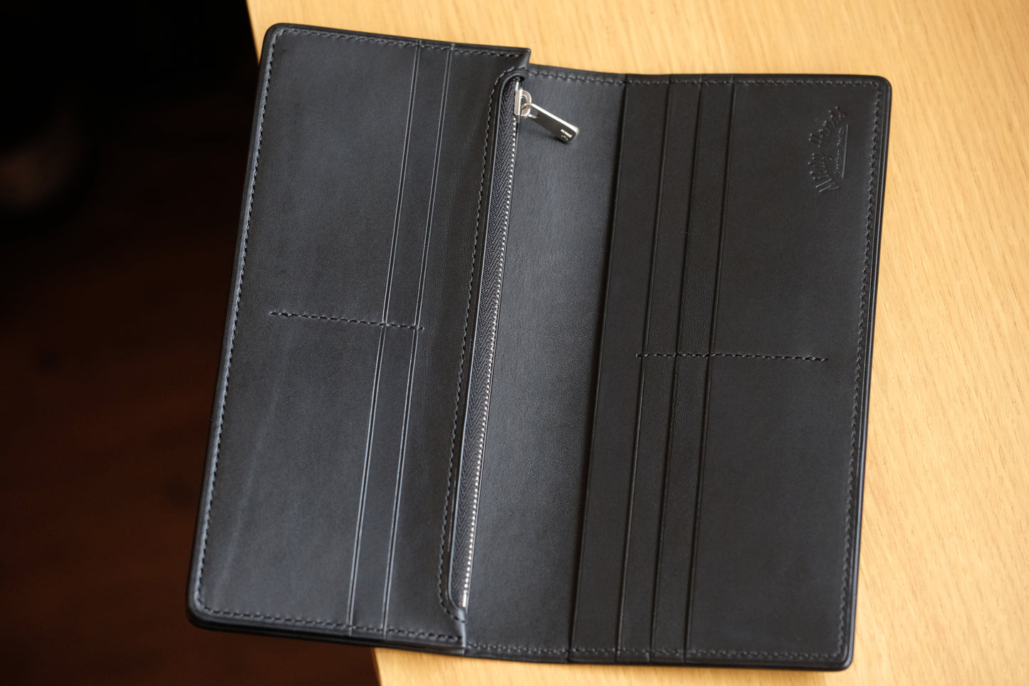 LW05 Long Wallet — Shinki Hikaku Shell Cordovan & Buttero Leather