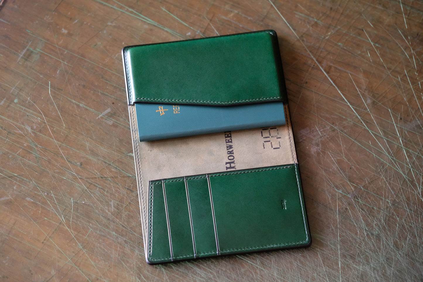 Passport Holder 03 — Horween Shell Cordovan & Buttero Leather
