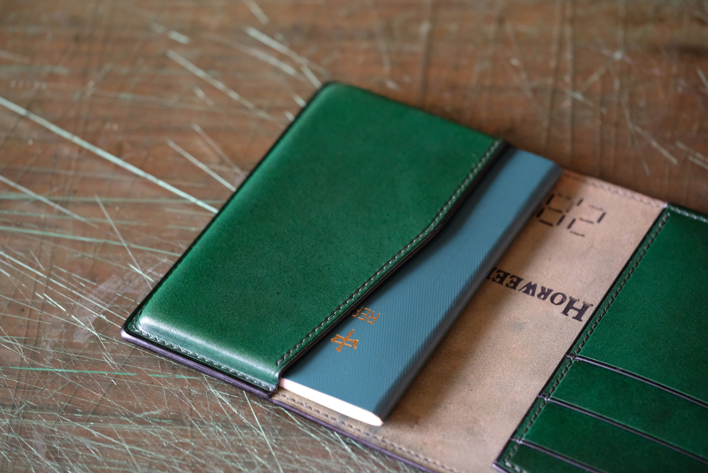 Passport Holder 03 — Horween Shell Cordovan & Buttero Leather
