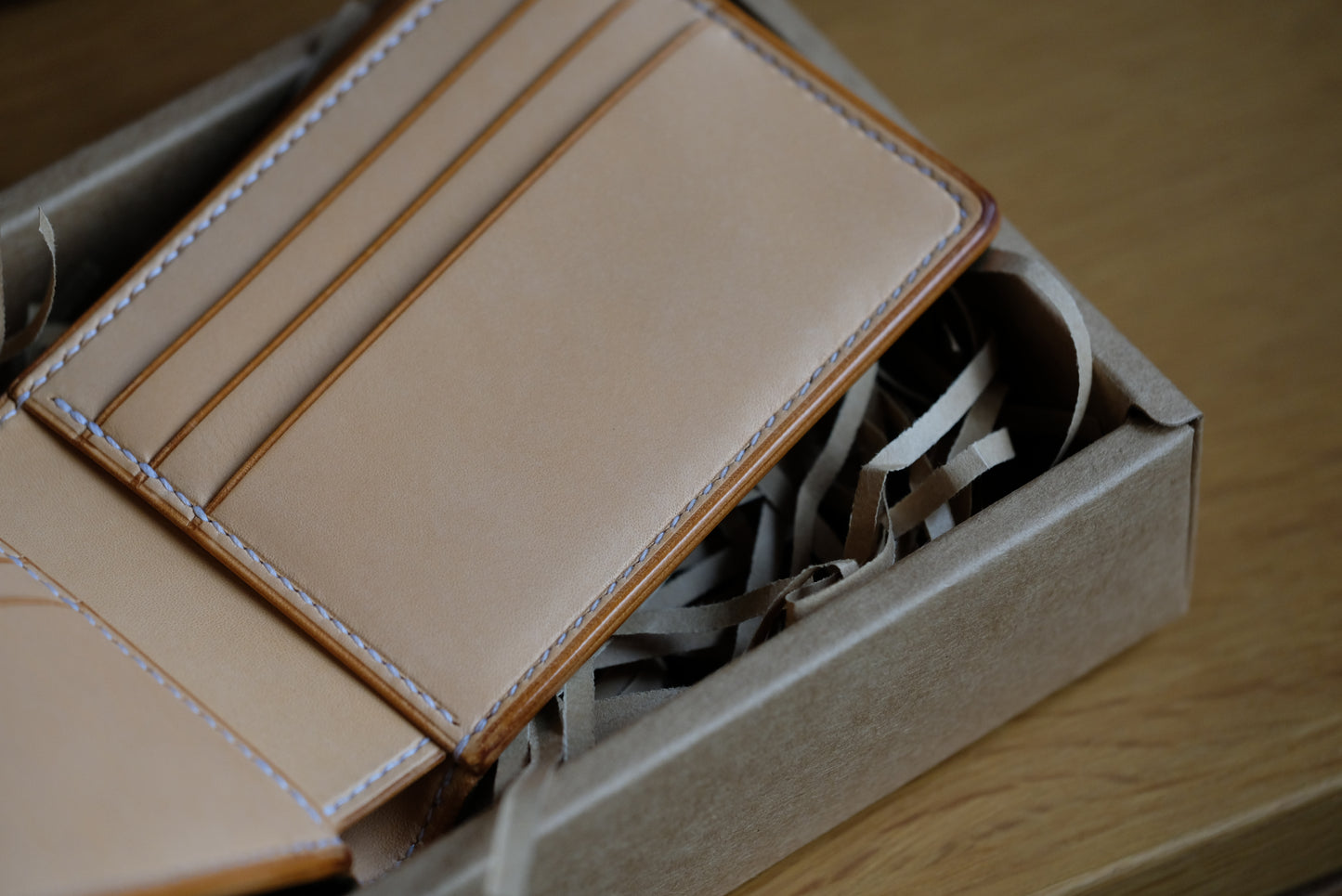 SW Bifold Wallet — Shinki Hikaku Shell Cordovan & Buttero Leather