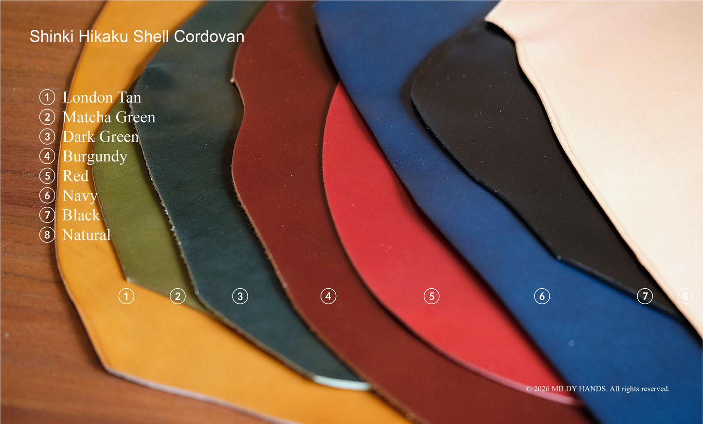 Card Wallet 01 - Japanese Shinki Hikaku shell cordovan - Slim Wallet - Card Holder / Made to Order