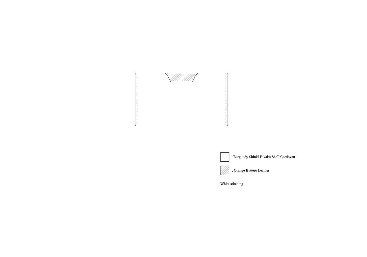 Custom Card Wallet — Shinki Hikaku Shell Cordovan & Buttero Leather