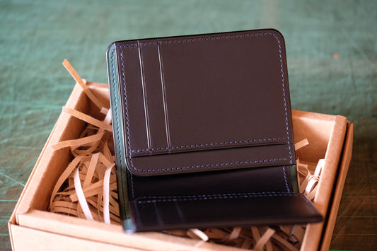 SV02 - Horween shell cordovan wallet - Bifold Wallet / Made to Order