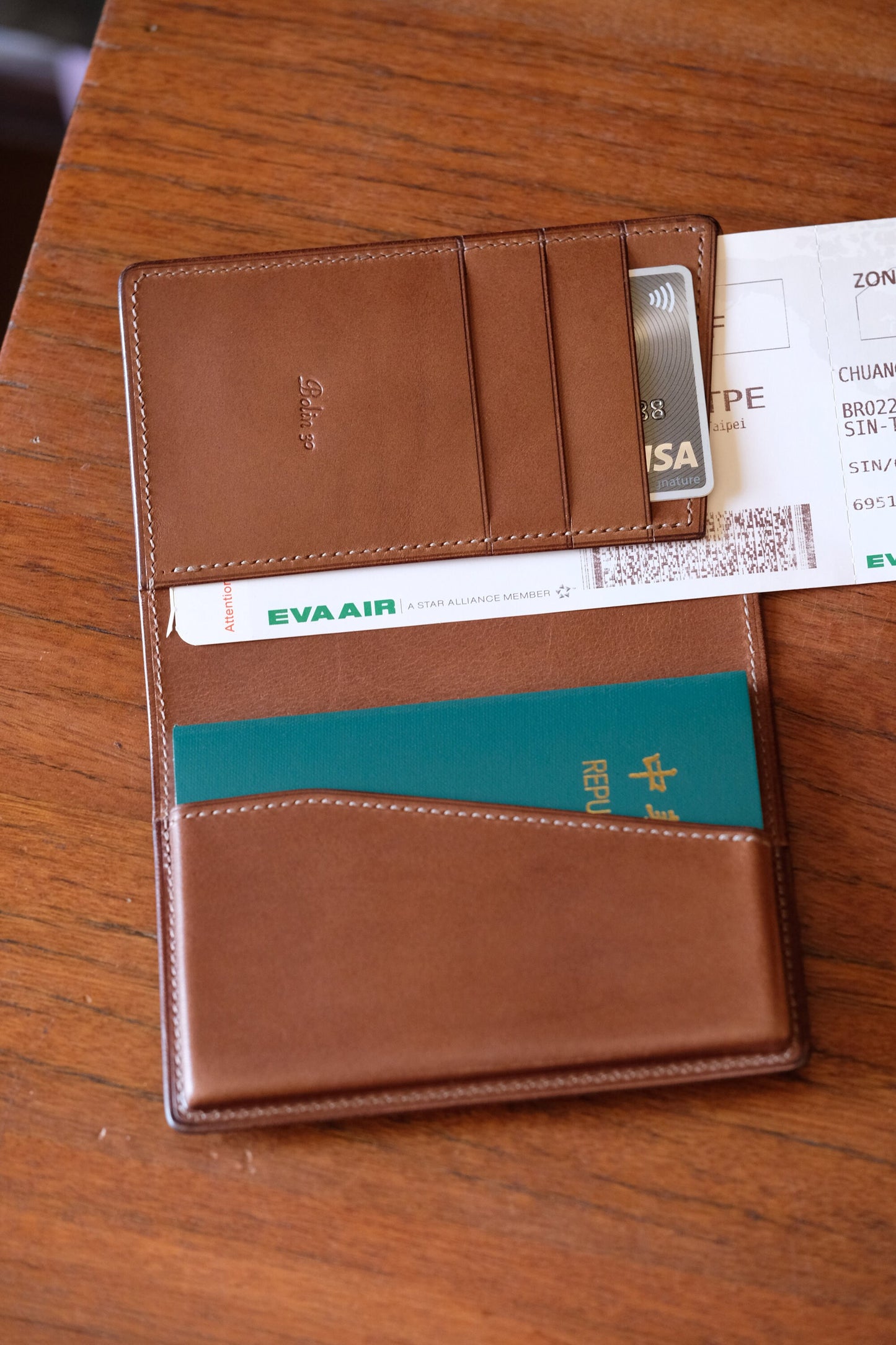 Passport Holder 03 in Buttero leather / Made to Order