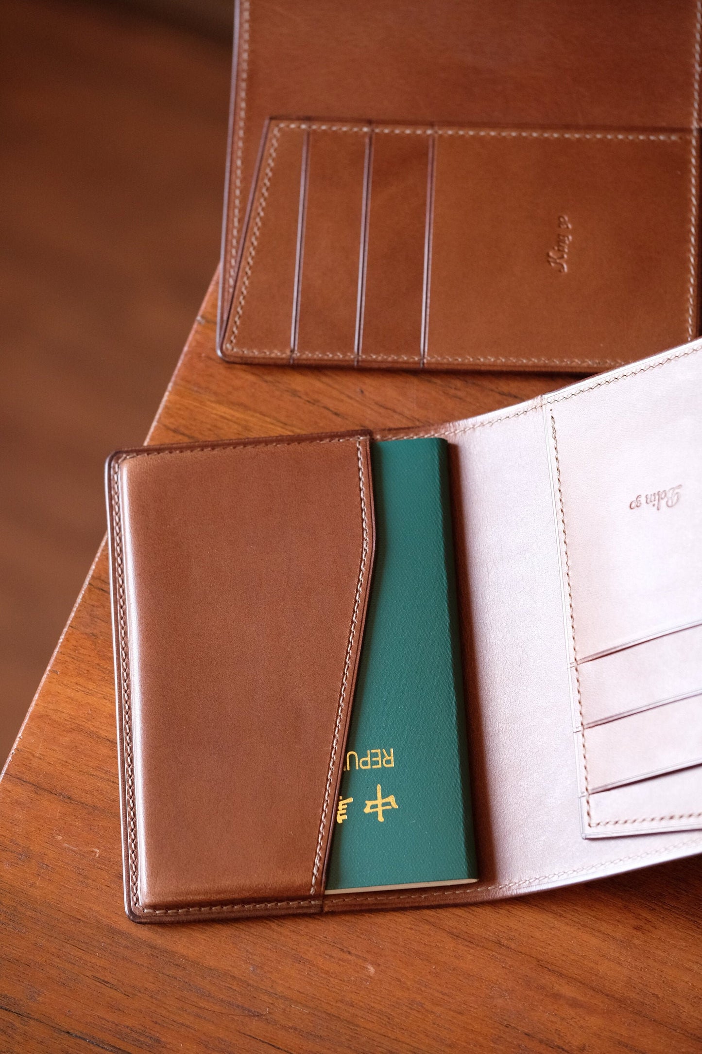 Passport Holder 03 in Buttero leather / Made to Order
