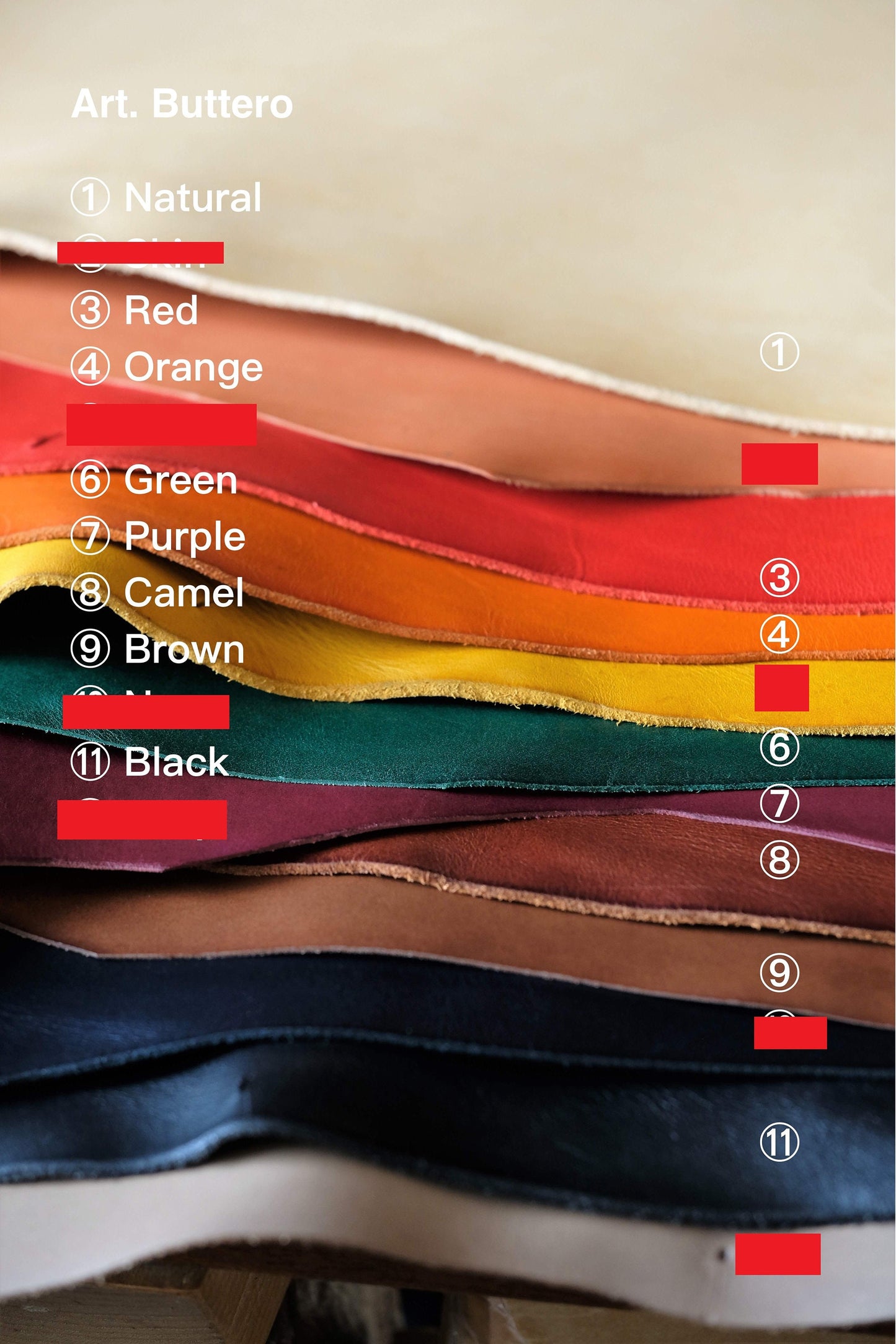 Card Wallet D01 - Slim Wallet - Card Holder - Natural Buttero tanned leather / Made to Order