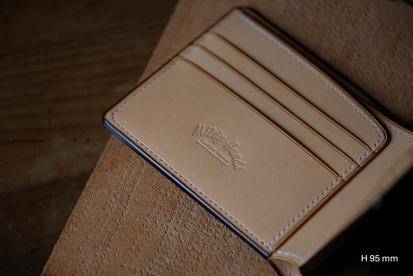 SW01 Bifold Wallet — Shinki Hikaku Shell Cordovan & Buttero Leather